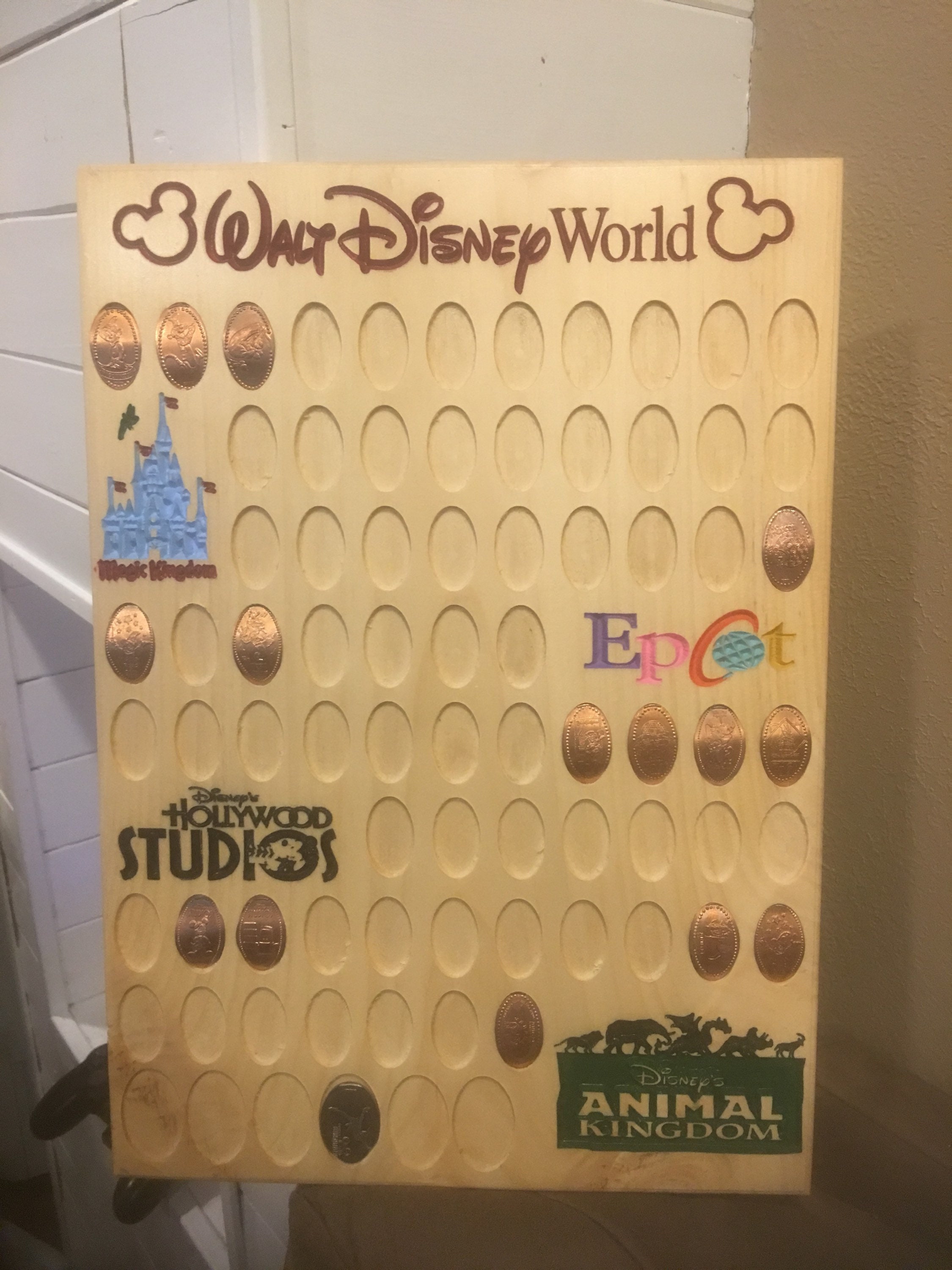 Disney Pressed Penny Display Etsy