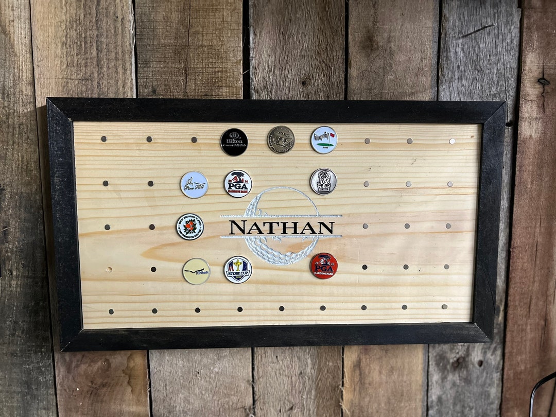 Customized Golf Ball Marker Display Etsy
