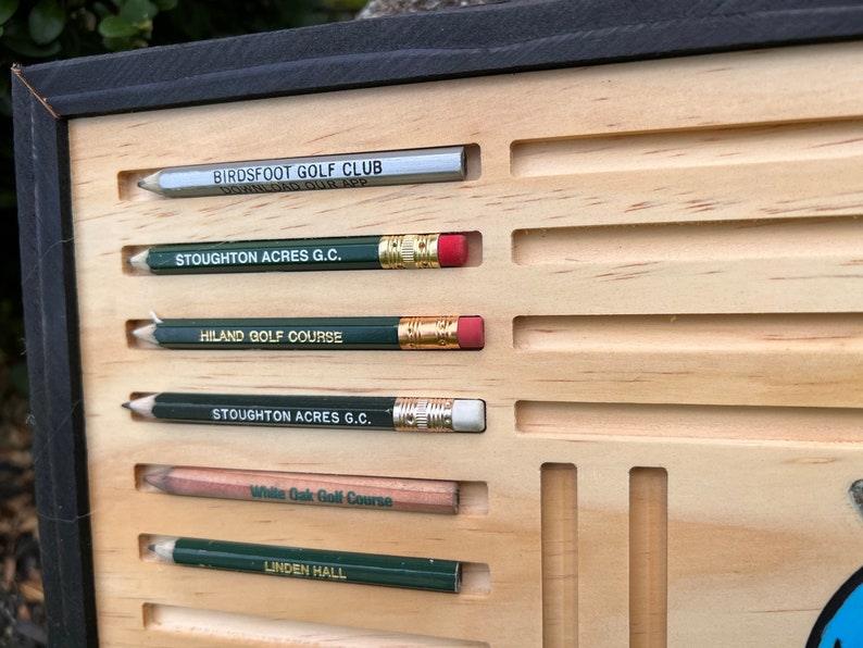 Golf Pencil Personalized Display Etsy