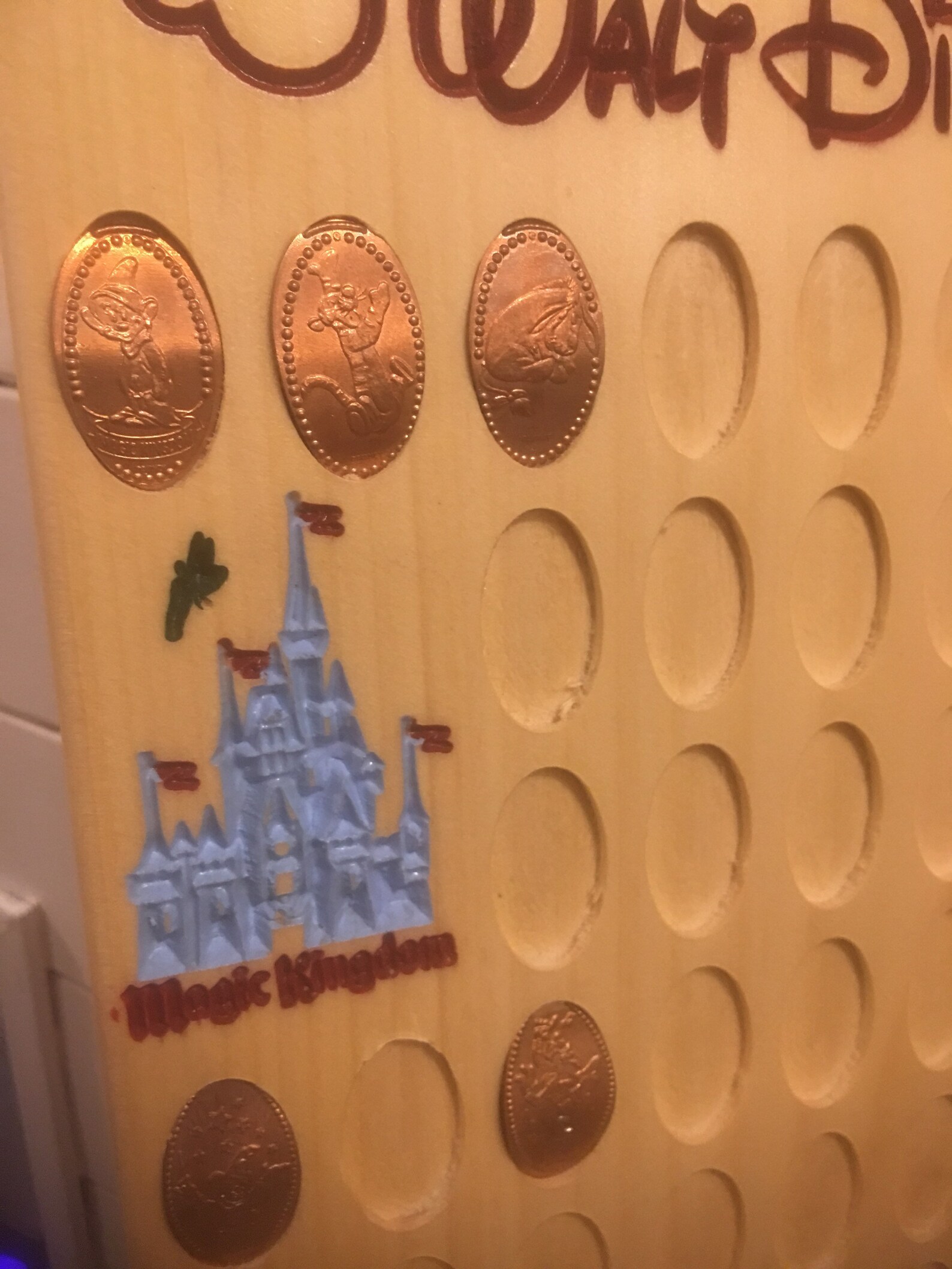 Disney pressed penny display Etsy