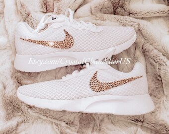 nike gold rose shoes