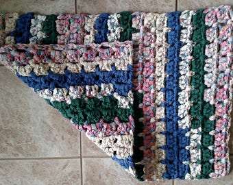 crochet rag rug etsy