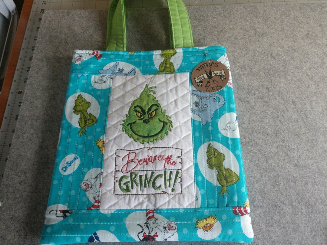 Tote Bag, Crayon Tote Bag, Embroidered Tote Bag, Book Bag, Children