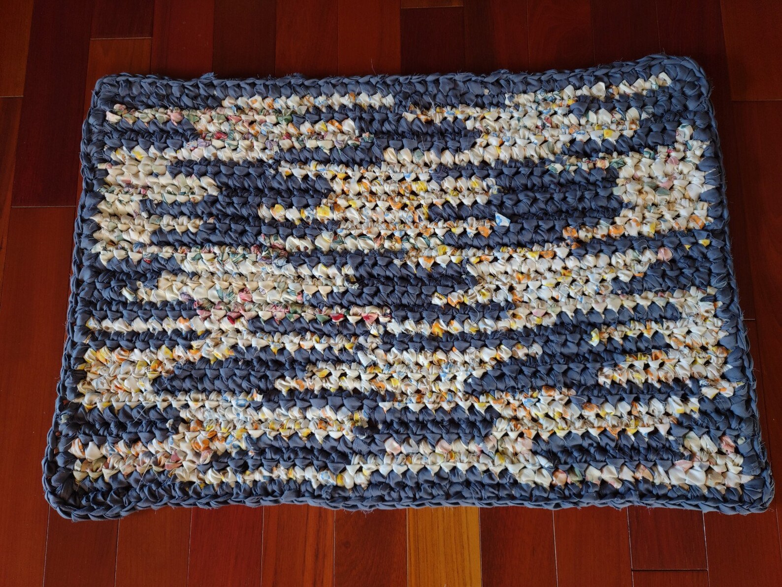 Rag Rug Crochet Rag Rug Crochet Handmade Rag Rug Rectangle | Etsy