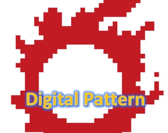 FFXIV Cross Stitch Pattern Dalamud Digital