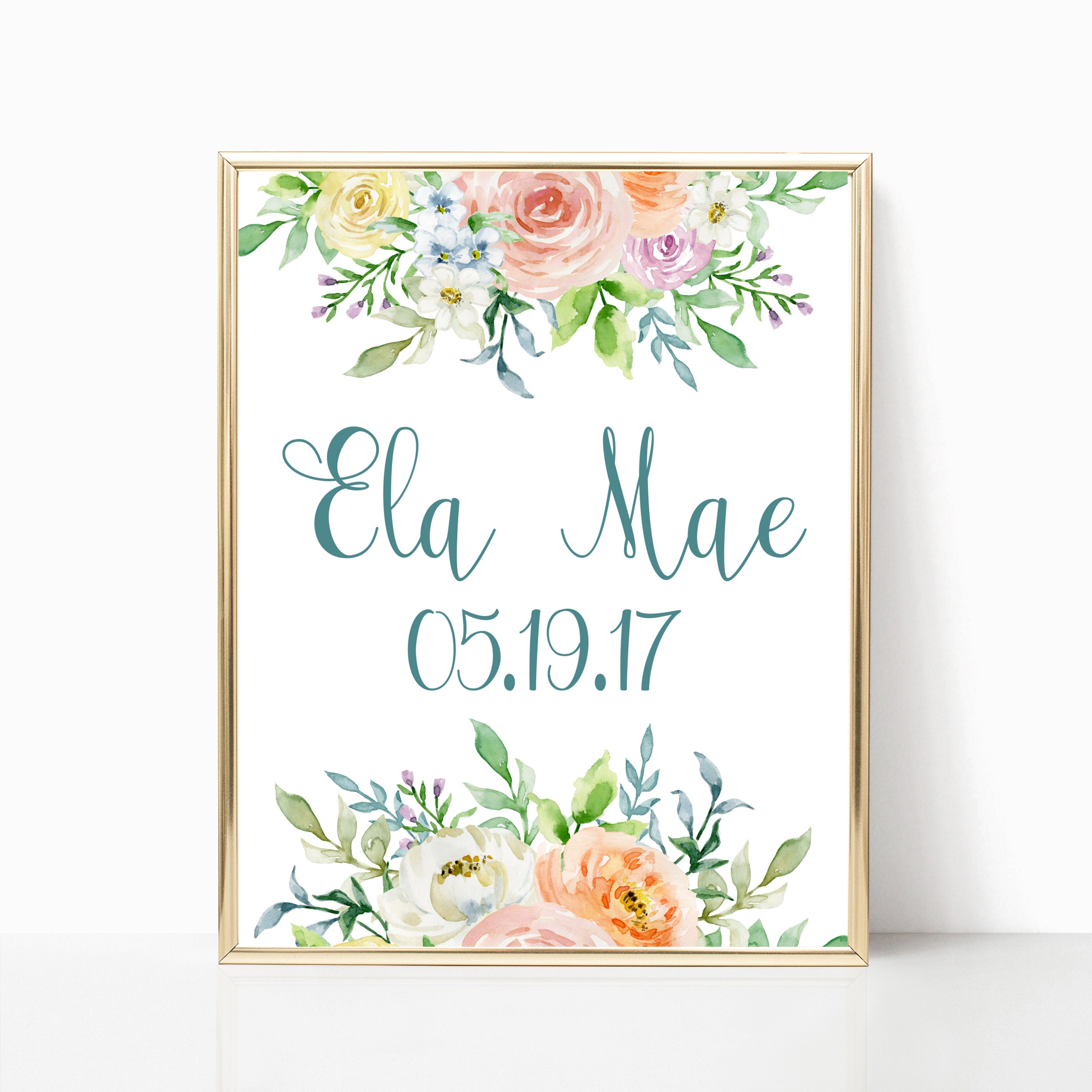 baby girl name announcement