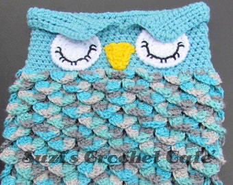 Lil' Owl Cocoon Crochet Pattern