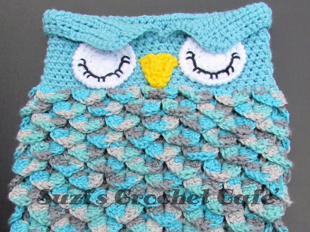 Crochet owl cocoon hotsell