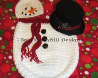 Baby Snowman Cocoon Photo Prop