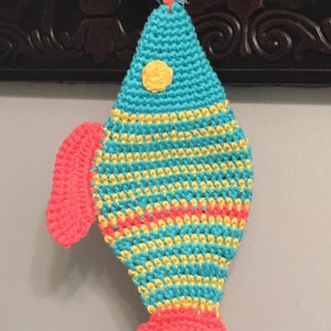 Fish Pot Holder Crochet Pattern image 2