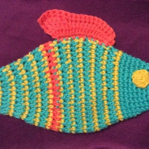 Fish Pot Holder Crochet Pattern image 3