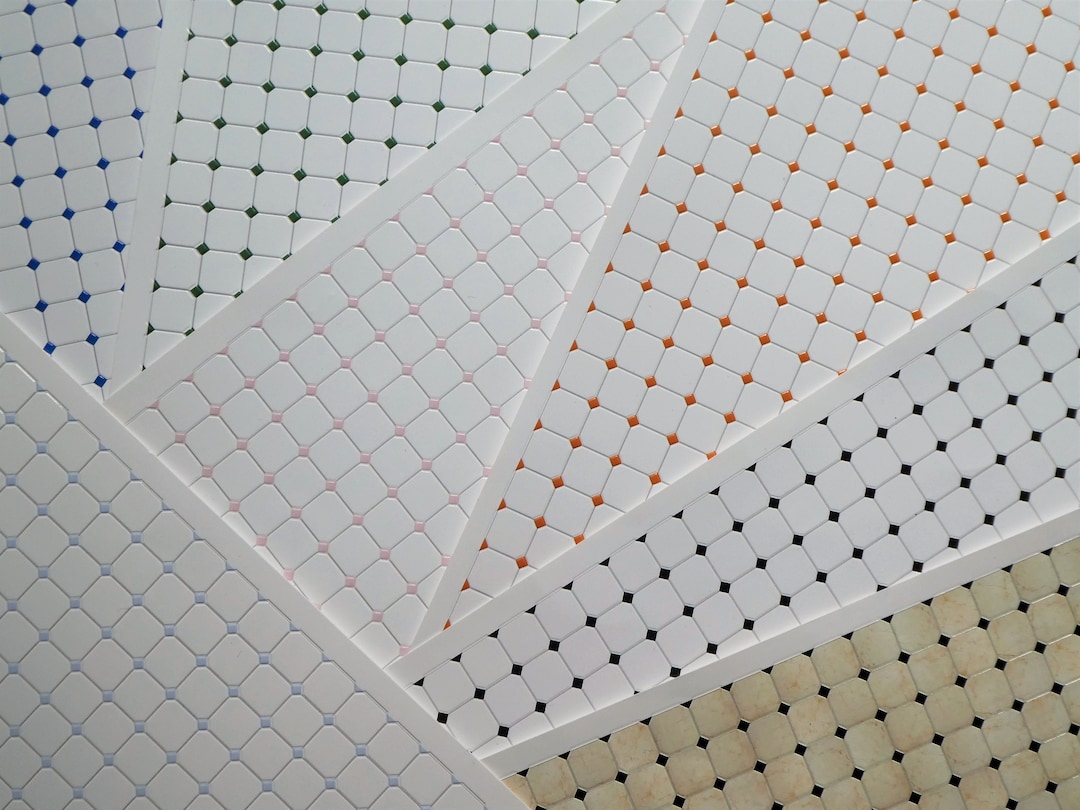 Css Embose Tiles 3D Embossed Octagonal Tile - Etsy