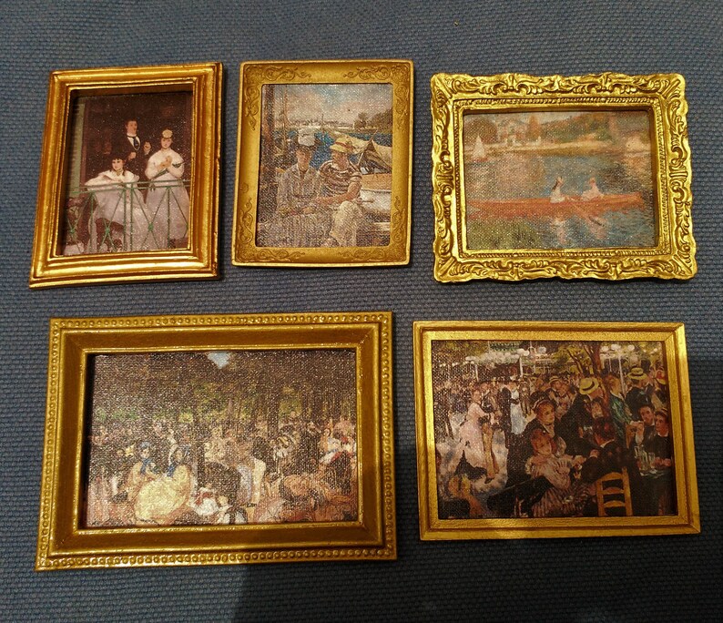 Renoir Miniature Dollhouse Doll House Picture