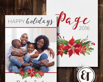 Poinsettia Card