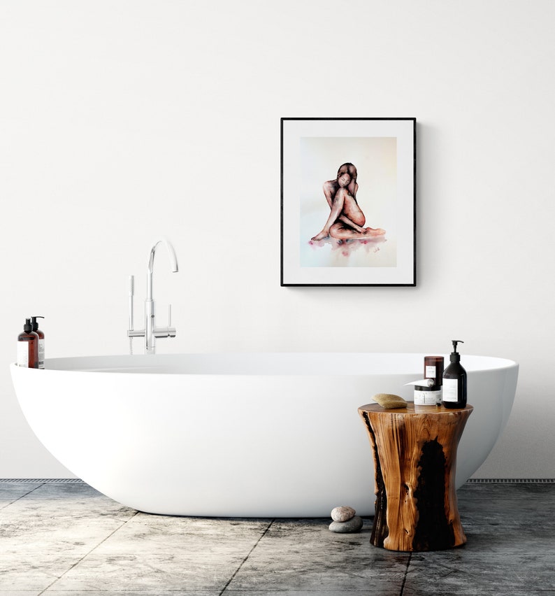 Female Erotic nudity bedroom wall art | Etsy