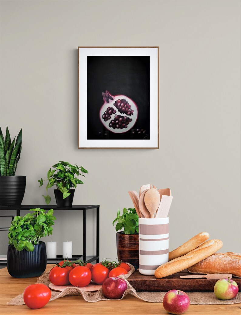 Kitchen wall decoration

This is a beautiful housewarming art gift, nice dining room art, kitchen wall art decor or painting for Home decoration.