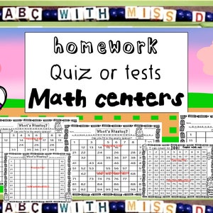 100s Board Math Worksheets Home Learning Printable-teaching to - Etsy