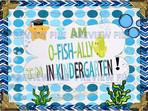 Ofishally in Kindergarten-end of School Year Printable | Etsy