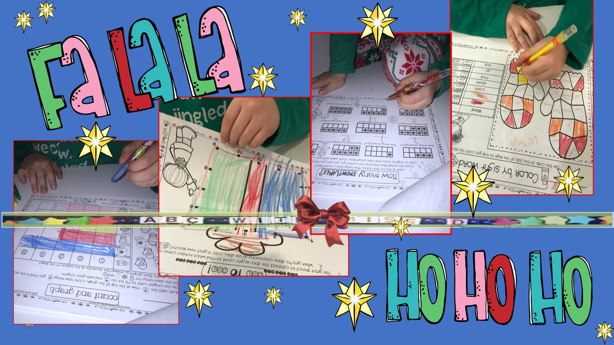 The Christmas Break Packetwinter Workbook for First Grade and Etsy