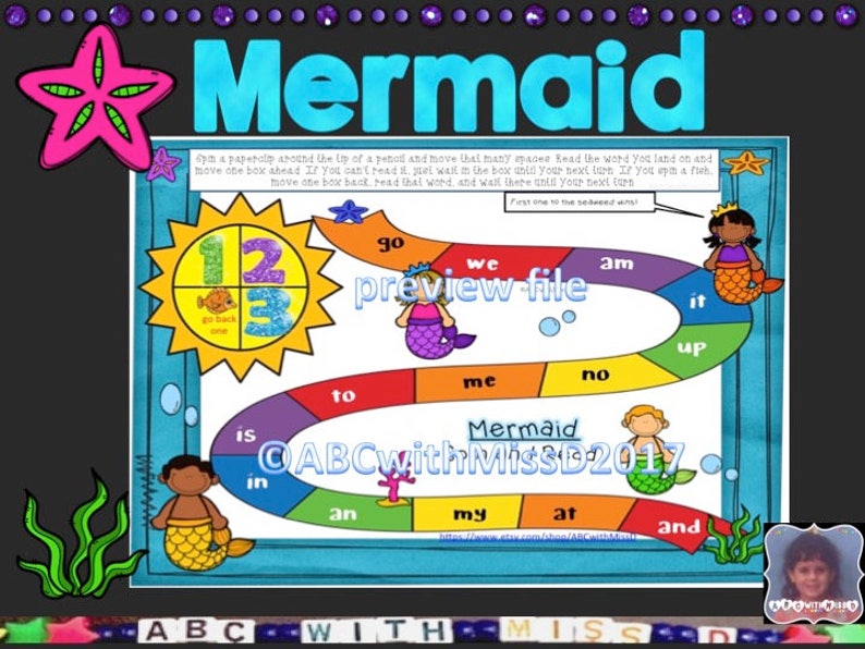 printable board game for kindergarten and first grade etsy