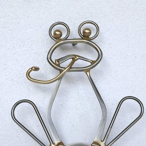 GRENOUILLE de RON SCHMIDT brutaliste mur Sculpture Jere Mid-century Modern