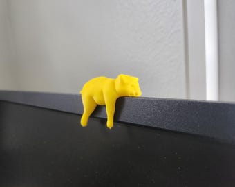 Fat cat monitor buddy, desktop accessory, for cat lovers, funny gift