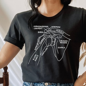 Shoulder Anatomy Shirt, Shoulder Shirt, Physical Therapist, Occupational Therapist, Orthopedic Doctor, Shoulder Replacement, Medical Shirt