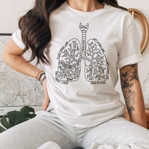 Lung Anatomy Shirt, Lungs Anatomy Shirt, Medical Student Shirt, Pulmonologist, Nursing Student, Cystic Fibrosis, Asthma Shirt, Lung Cancer