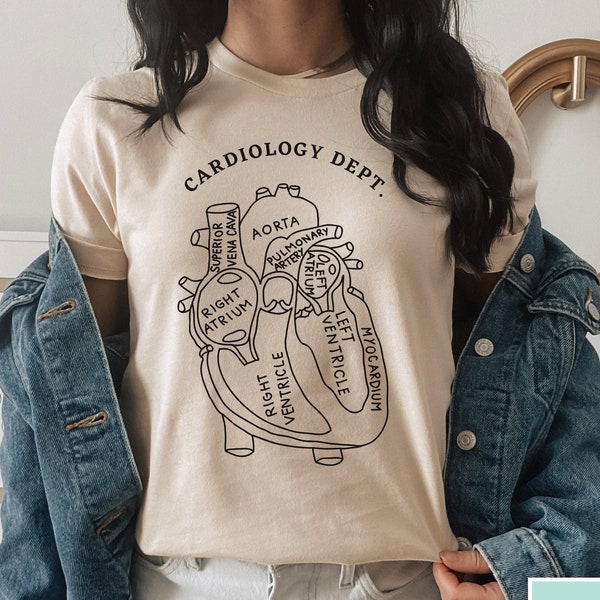 Cardiology T Shirt - Etsy