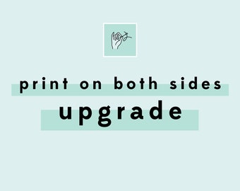 Print on Both Sides Upgrade - Thread Anatomy