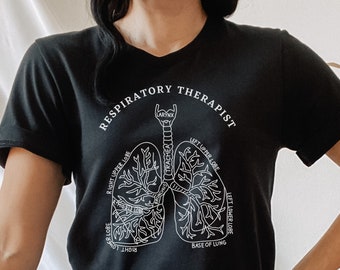 Respiratory Therapist Shirt, Respiratory Therapist Gift, Lungs Anatomy Shirt, Lungs Shirt, Anatomical Lungs, Medical T-Shirt