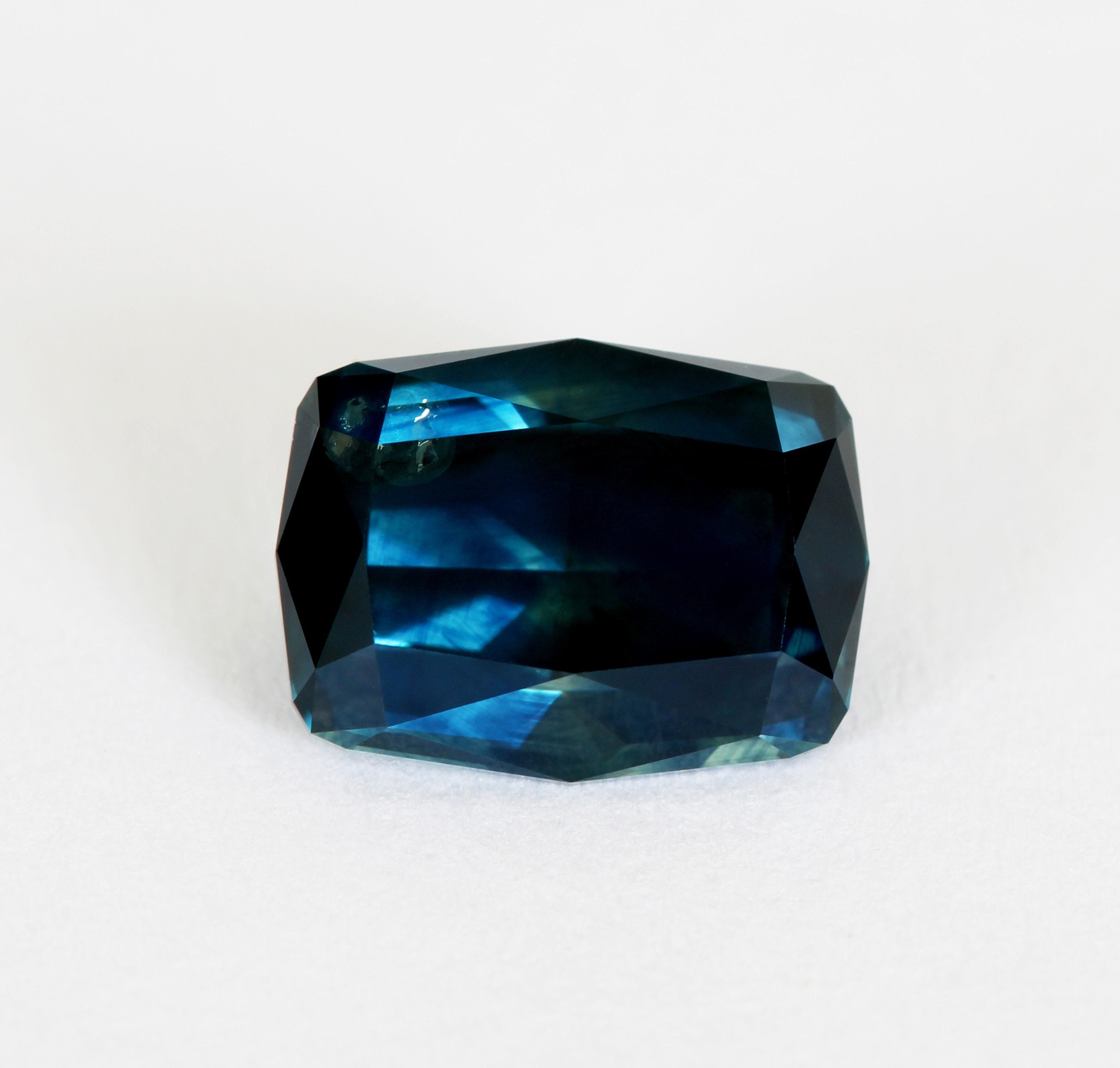 2.14 Ct Montana Sapphire 8x6mm Antique Cushion Montana - Etsy