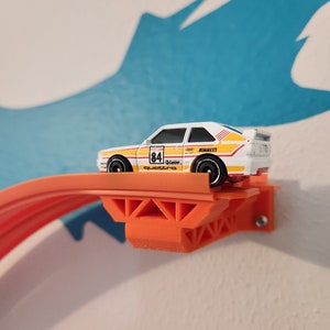 Hot Wheels double track wall mount - 3D print file