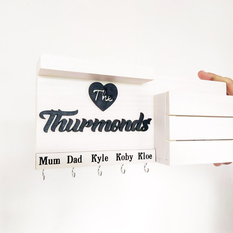 Entryway organizer custom key holder key hanger key rack Etsy