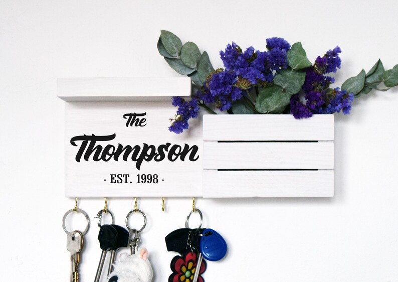 Entryway organizer custom key holder key hanger key rack Etsy