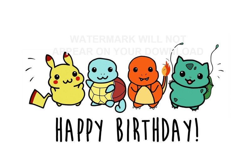 Image result for pokemon birthday