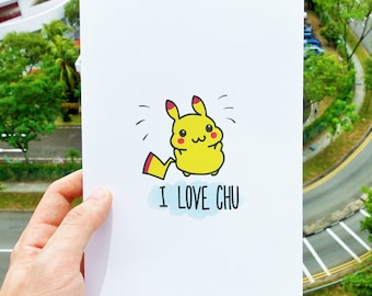 Pikachu Card Digital Download!
