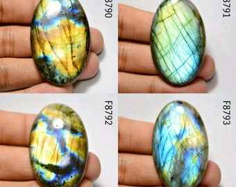 Labradorite Cabochon...Multiflash Labradorite Cabochon....Flashy Labradorite Cabochon....#F8855,F8856,F8857,F8858