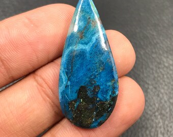 Shattuckite Cabochon...Pear Cabochon...36x16x4 mm...23 Cts...A#M2742