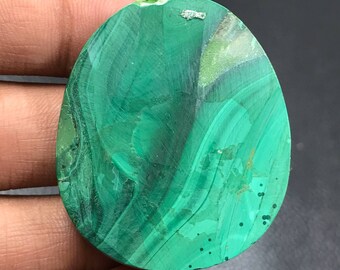 zakkapo様 Malachite Cabochon Freeform Cabochon42x36x7 Mm131