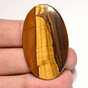 Yellow Iron Tiger Cabochon...Ovale Cabochon...43x26x4mm...45Cts...#H9924