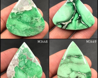 Utah Lucin Variscite Cabochons.. M3446,M3447,M3448,M3449