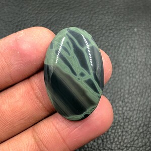 Spider Web Obsidian Cabochon...Oval Cabochon...32x21x6 mm...28 Cts...A#N9754