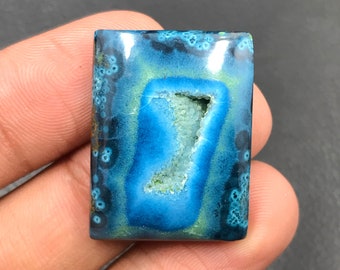 Shattuckite Cabochon...Cushion Cabochon...28x21x6 mm...50 Cts...A#M2751