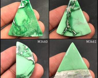 Utah Lucin Variscite Cabochons.. M3458,M3459,M3460,M3461