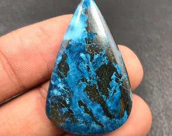 Shattuckite Cabochon...Pear Cabochon...37x23x5 mm...45 Cts...A#M2738