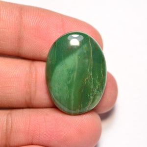Gary Green Larsonite Cabochon...Oval Cabochon...25x18x6 mm....22 Cts...A#L4840