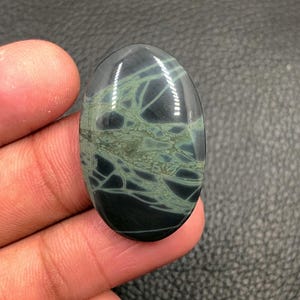 Spider Web Obsidian Cabochon...Oval Cabochon...33x21x6 mm...32 Cts...A#N9752