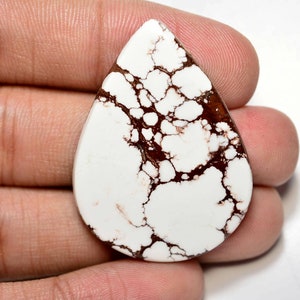 Wilde Pferde...Türkis Cabochon...Perlen Cabochon...39x29x4mm...36Cts...#i270