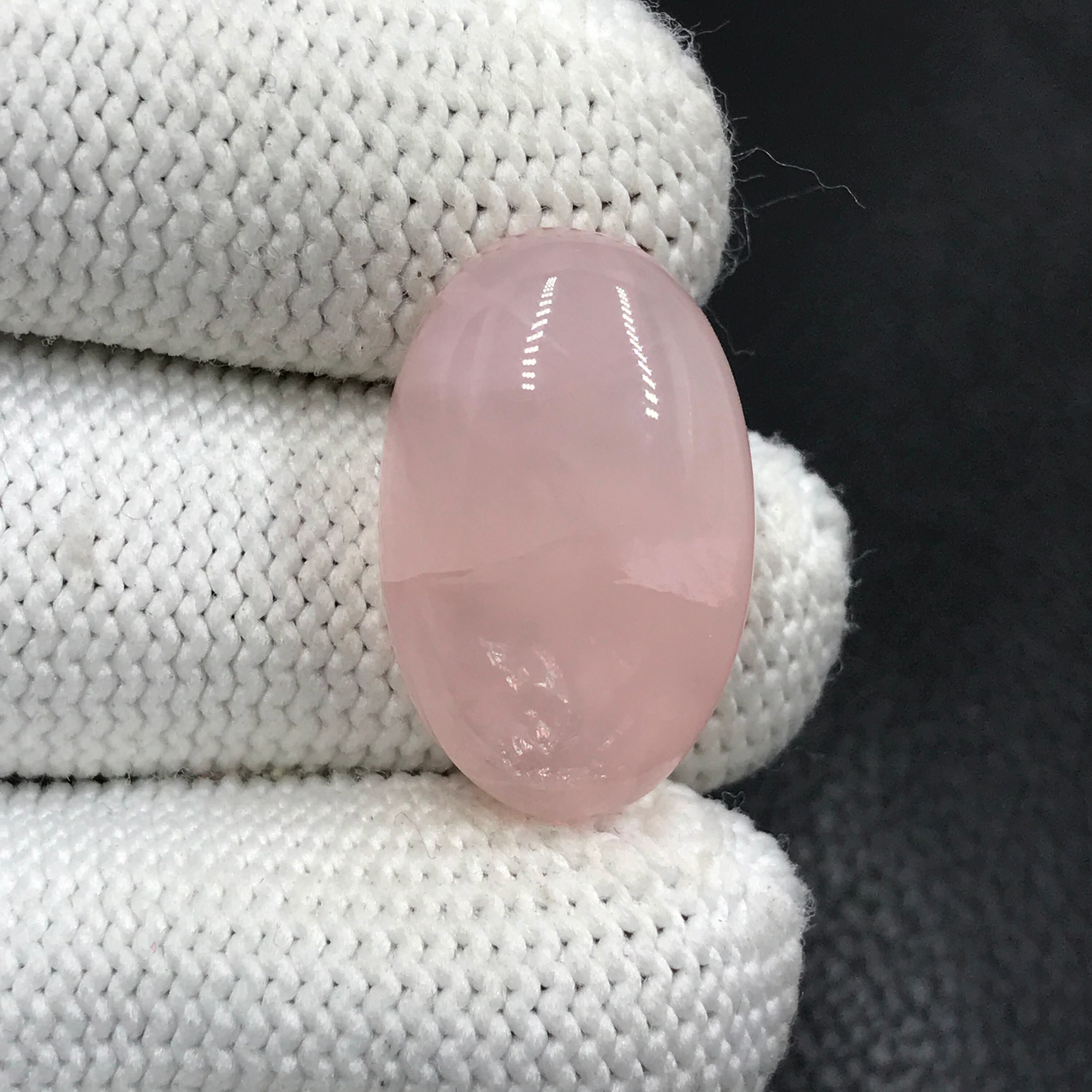 Rose Quartz Cabochonoval Cabochon24x15x7 Mm22 Ctsa
